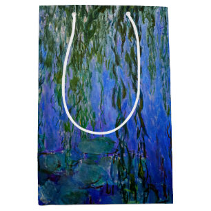 Bolsa De Regalo Mediana Claude Monet - Lilis de agua con sauce lloroso