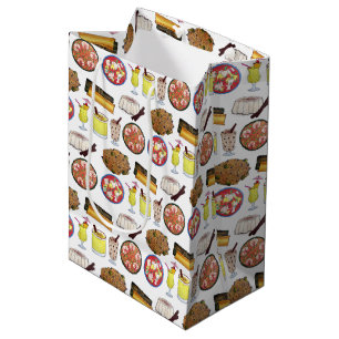 Bolsa De Regalo Mediana Cocina de comida puertorriqueña ama la comida de P