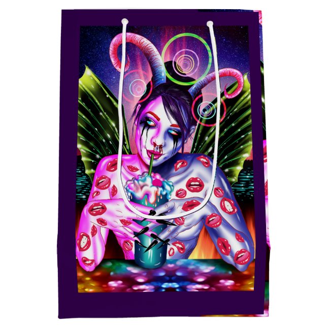 Bolsa De Regalo Mediana Cóctel (Reverso)