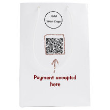 Código QR minimalista simple agregar logo escanear