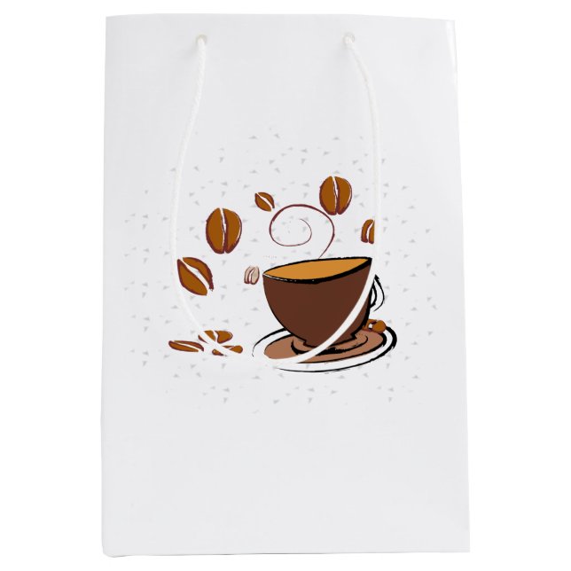Bolsa De Regalo Mediana Coffee Love (Anverso)