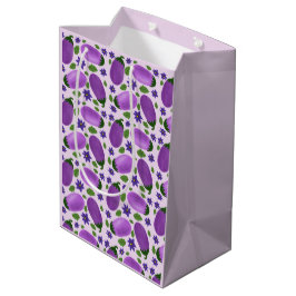 Bolsa De Regalo Mediana Colección de berenjenas Blush & Bloom - Lila suave
