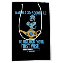 Colección de genio mágico con anuncios