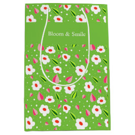 Bolsa De Regalo Mediana Colección floral Meadow Whimsy