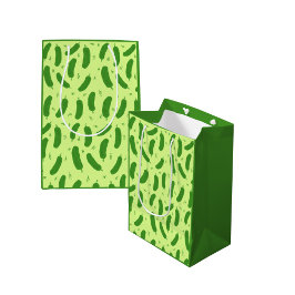 Bolsa De Regalo Mediana Colección Pickle & Fresh estampada