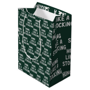 Bolsa De Regalo Mediana Colgado Como Una Media Navidad Divertido Sarcástic