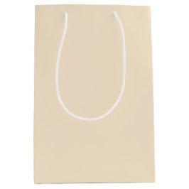 Bolsa De Regalo Mediana Color Sólido Bronceado Vintage