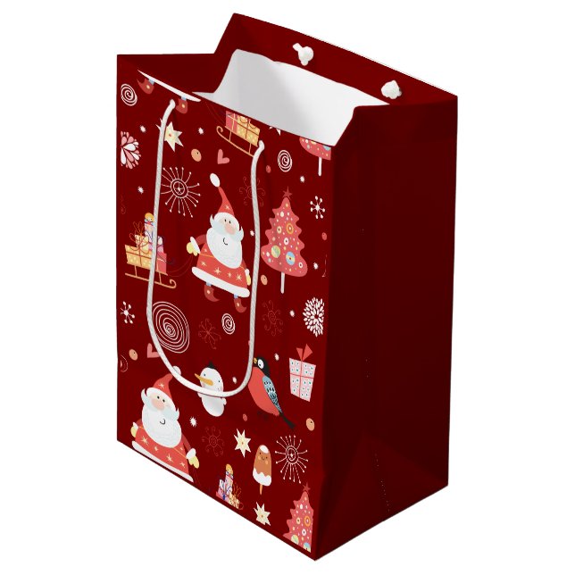 Bolsa De Regalo Mediana colores dotados 3 (Angulo Anverso)