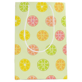 BOLSA DE REGALO MEDIANA COLORIDAS DE FRUTAS