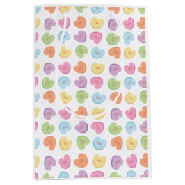 Bolsa De Regalo Mediana Colorido San Valentín Corazones Placemat vacacione