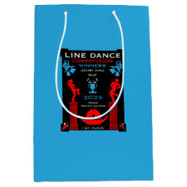 Bolsa De Regalo Mediana Competencia Americana de Baile de Línea