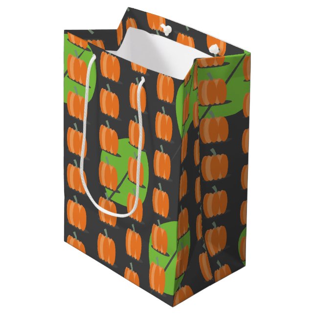 Bolsa de regalo mediana con patrón de tema de cala (Angulo Anverso)