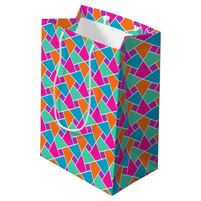 Bolsa de regalo mediana con patrón islámico tradic (Angulo reverso)