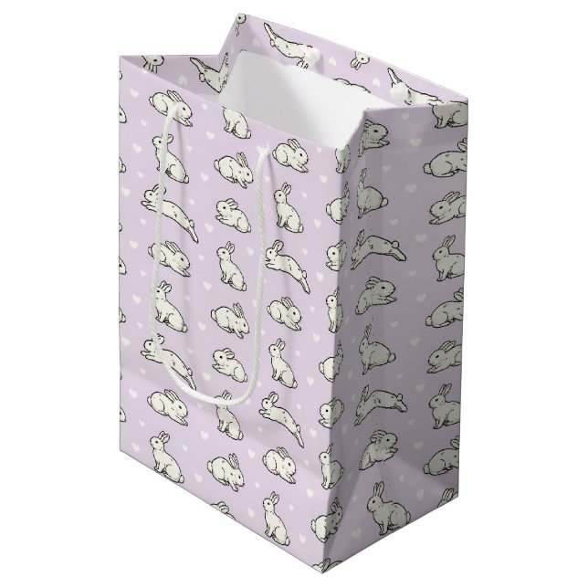 Bolsa De Regalo Mediana Conejitos (Angulo Anverso)