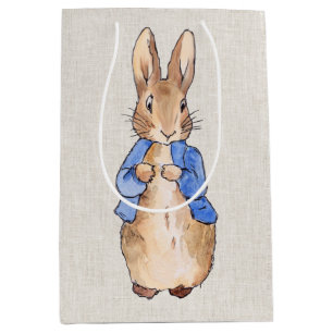 Bolsa De Regalo Mediana Conejo clásico con chaqueta azul