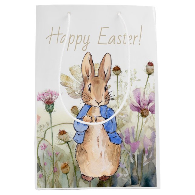 Bolsa De Regalo Mediana conejo de Pascua (Anverso)