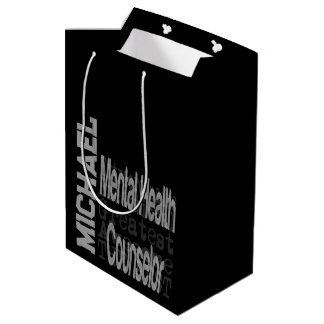 Bolsa De Regalo Mediana Consejero de Salud Mental PERSONALIZADO Extraordin