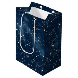 Bolsa De Regalo Mediana Constelación celeste - Noche estrellada (4)