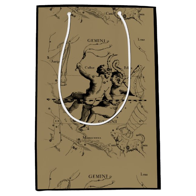 Bolsa De Regalo Mediana Constelación de Gemini Hevelius 1690 de mayo de 12 (Anverso)