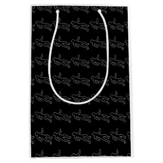 Bolsa De Regalo Mediana Contorno de tiza