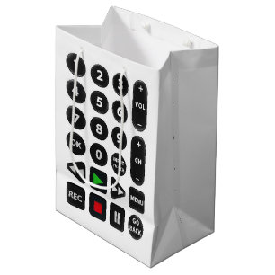 Bolsa De Regalo Mediana Control remoto de TV con botón VCR