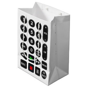 Bolsa De Regalo Mediana Control remoto de TV Día del Padre