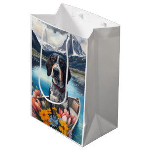 Bolsa De Regalo Mediana Coonhound de Bluetick en una remo: Una aventura pa