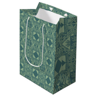 Bolsa De Regalo Mediana Copo de Nieve del Bosque