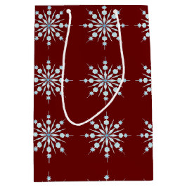 Bolsa De Regalo Mediana Copos de nieve