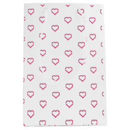 bolsa de regalo mediana corazones pequeños