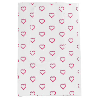 bolsa de regalo mediana corazones pequeños
