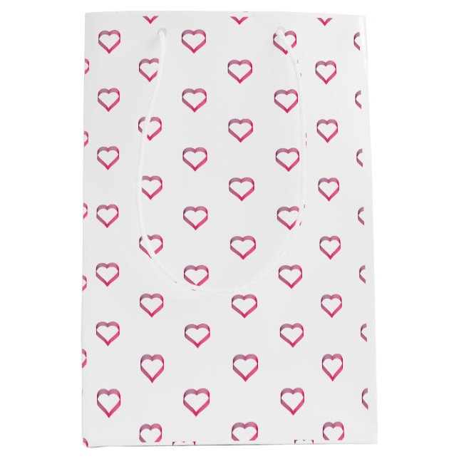 bolsa de regalo mediana corazones pequeños (Anverso)