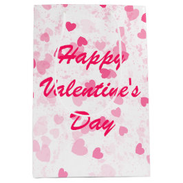 Bolsa De Regalo Mediana Corazones y amor de San Valentín