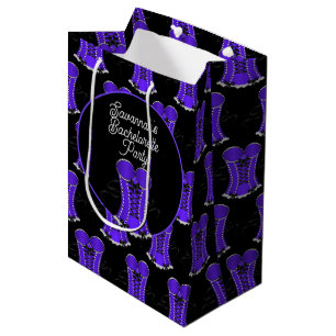Bolsa De Regalo Mediana Corsé morado coqueto