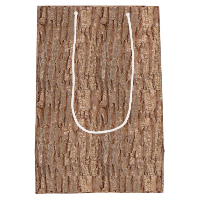 Bolsa De Regalo Mediana corteza de árbol (Reverso)