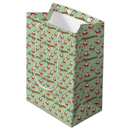 Bolsa De Regalo Mediana Costumbre festiva de vacaciones de Navidad