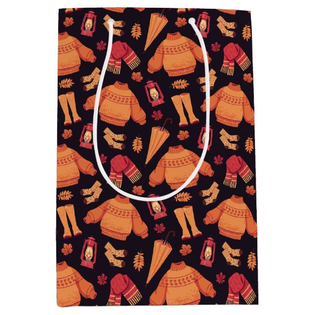 Bolsa De Regalo Mediana Cosy Fall (Anverso)