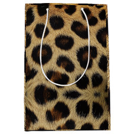 Bolsa De Regalo Mediana Cow Black White Spots Fur