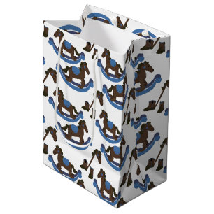 Bolsa De Regalo Mediana Cowboy Rockear bebé azul