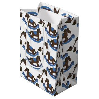 Bolsa De Regalo Mediana Cowboy Rockear bebé azul