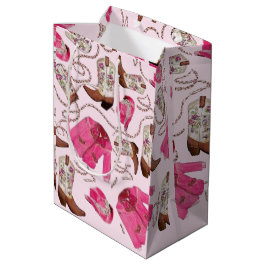 Bolsa De Regalo Mediana cowgirl pattern style