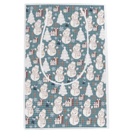 Bolsa De Regalo Mediana Cozy Whimsical Holiday 