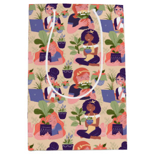 Bolsa De Regalo Mediana Crazy Plant Lady Gift Bag