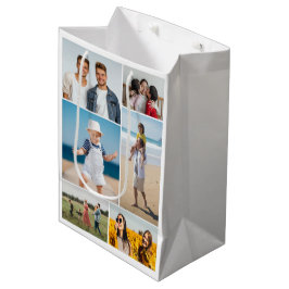 Bolsa De Regalo Mediana Crea tu propio collage de 6 fotos