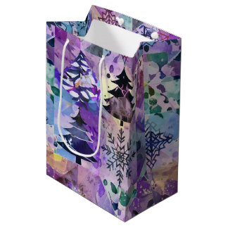 Bolsa De Regalo Mediana Crea tus propios copos de nieve de árboles de Navi