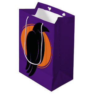 Bolsa De Regalo Mediana Crows, Blackbirds - El pájaro de Raven