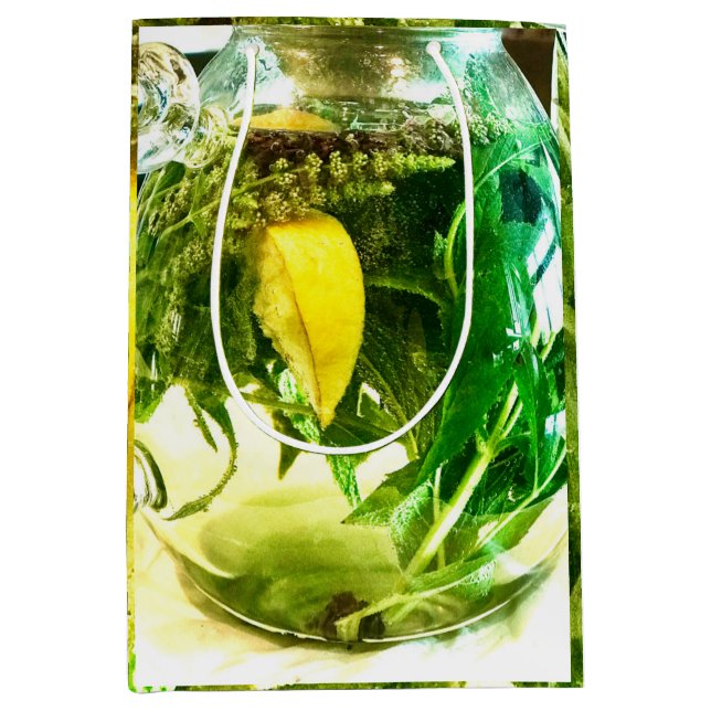 Bolsa De Regalo Mediana Cuando la vida te da limones (Anverso)