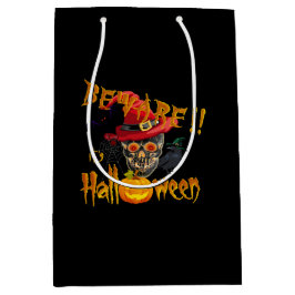 Bolsa De Regalo Mediana Cuidado con Halloween
