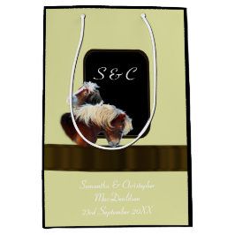 Bolsa De Regalo Mediana Cuidados ecuestres de caballo y pony