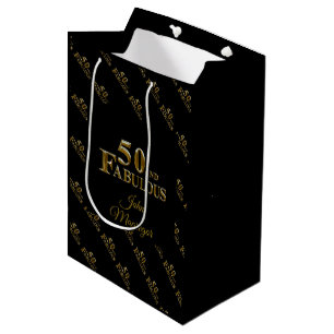 Bolsa De Regalo Mediana Cumpleaños 50
